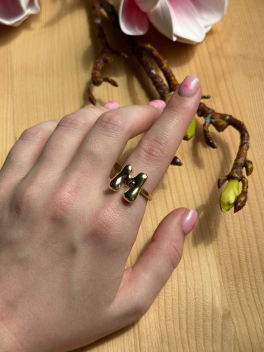 Кольцо с буквой САДОВОД официальный интернет-каталог