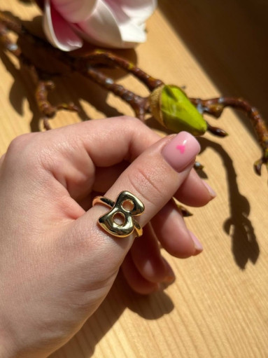 Кольцо с буквой САДОВОД официальный интернет-каталог